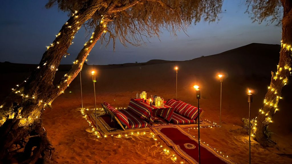 Private Dinner in the Desert